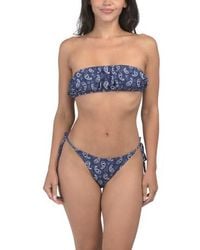 Marshalls - Two-Piece Bandana Bikini Top And Bottoms Swimwear Set For - Lyst