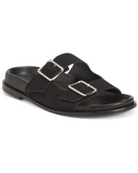 Marshalls - Suede Meena Flat Sandals For - Lyst