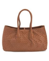 Marshalls - Leather Large Alina Hand Woven Tote For - Lyst