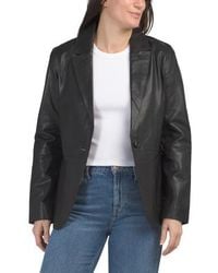 Marshalls - Leather Noian Single Button Jacket For - Lyst