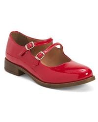 Marshalls - Patent Leather Two Strap Mary Jane Flats For - Lyst