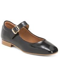 Marshalls - Patent Leather Square Toe Mary Jane Flats For - Lyst