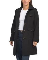Marshalls - Single Breasted Patch Pocket Coat For - Lyst