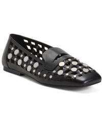 Marshalls - Leather Bali Open Weave Studded Loafers For - Lyst