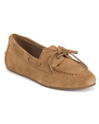 Marshalls - Suede Lea Flats For - Lyst