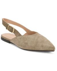 Marshalls - Suede Pointy Toe Slingback Shoe For - Lyst