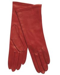 Marshalls - Nappa Leather Basic Gloves With Silk Lining For - Lyst