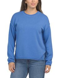 Marshalls - Crew Neck Pull Over Sweater With Roll Edge Cuffs For - Lyst