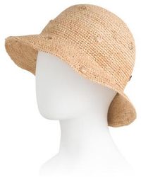 Marshalls - Raffia Bucket Hat With Metal Seashell Details For - Lyst