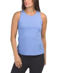 Marshalls - Interlock Tank Top With Mesh Insert For - Lyst