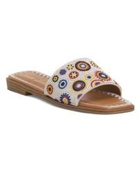 Marshalls - Beady Beaded Flat Sandals For - Lyst