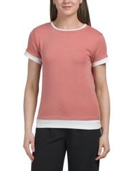 Marshalls - Veronica Layered Short Sleeve Top For - Lyst