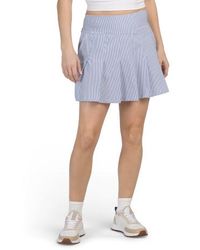 Marshalls - Upf 50 Seersucker Pleated Pull On Skort For - Lyst