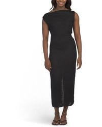 Marshalls - Linen Blend Off The Shoulder Maxi Dress For - Lyst