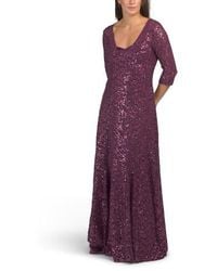 Marshalls - V-Neck Sequin Lace Gown For - Lyst