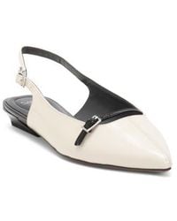 Marshalls - Patent Leather Emma Slingback Flats For - Lyst