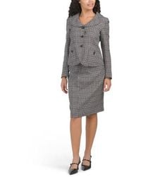 Marshalls - Textured Jacket And Skirt Suit For - Lyst