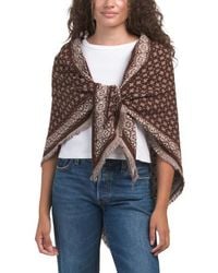 Marshalls - Frayed Triangle Scarf For - Lyst
