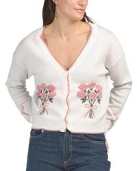 Marshalls - Floral Button Front Sweater For - Lyst