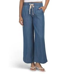 Marshalls - Straight Leg Pull On Pants With Drawstring Elastic Waistband For - Lyst