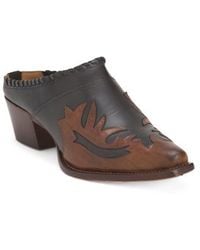 Marshalls - Leather Overlay Mules For - Lyst