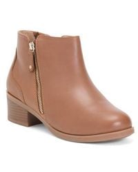 Marshalls - Leather Wide Width Dixon Booties For - Lyst