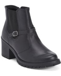 Marshalls - Leather Comfort Booties For - Lyst