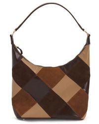 Marshalls - Leather And Suede Mixed Patchwork Bag For - Lyst
