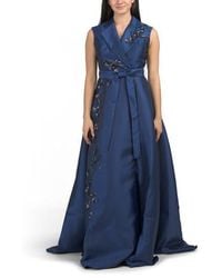 Marshalls - Sleeveless Sequin And Bead Embellished Mikado Gown For - Lyst