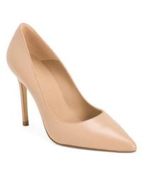 Marshalls - Leather Fern Single Sole Pointy Toe Pumps For - Lyst