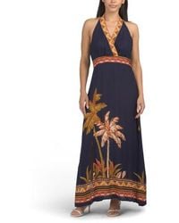 Marshalls - Palm Tree Print Maxi Dress For - Lyst