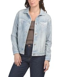 Marshalls - Knit Denim Look Relaxed Jean Jacket For - Lyst