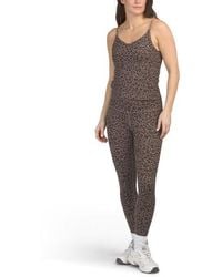 Marshalls - 2Pc Sports Bra Tank And Super High Rise Ankle Length Leggings Set For - Lyst