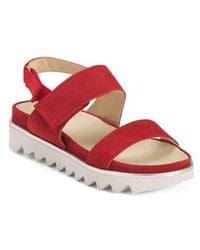 Marshalls - Suede Angelis Wedge Sandals For - Lyst