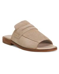 Marshalls - Suede Tracey Flat Sandals For - Lyst