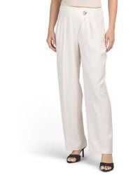 Marshalls - Pull On Asymmetrical Front Wide Leg Pants For - Lyst