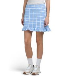 Marshalls - Upf 50 Ruffle Hem Printed Skort For - Lyst