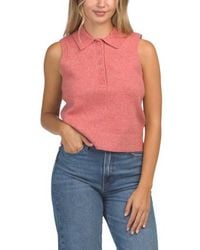 Marshalls - Wool Blend Henley Johnny Collar Cozy Sweater Vest For - Lyst