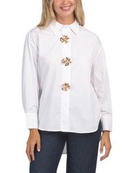 Marshalls - Cotton Blend Blouse For - Lyst