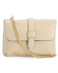 Marshalls - Leather Tab Pouch With Detachable Chain Crossbody Strap For - Lyst