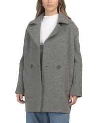 Marshalls - Italian Wool Blend Short Double Breasted Jacket For - Lyst