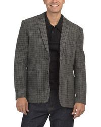 Marshalls - Virgin Wool Blend Houndstooth Archie Jacket For - Lyst