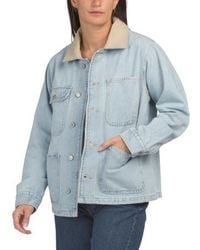 Marshalls - Barn Jacket With Canvas Collar For - Lyst
