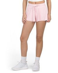 Marshalls - Ribbed Flutter Shorts With Compression For - Lyst