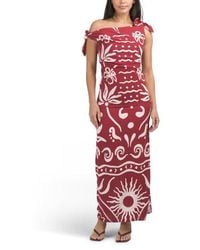 Marshalls - Linen Blend Off The Shoulder Maxi Dress For - Lyst