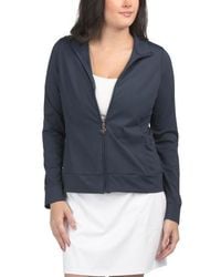Marshalls - Upf 50 Mock Neck Seamed Full Zip Jacket For - Lyst