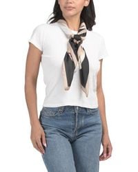 Marshalls - Rose Printed Square Scarf For - Lyst