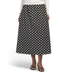 Marshalls - Printed Poplin Flared Pull On Skirt With Pockets For - Lyst
