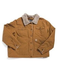 Marshalls - Plus Loose Fit Canvas Jacket For - Lyst