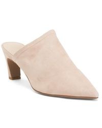 Marshalls - Suede Frances Heeled Mules For - Lyst
